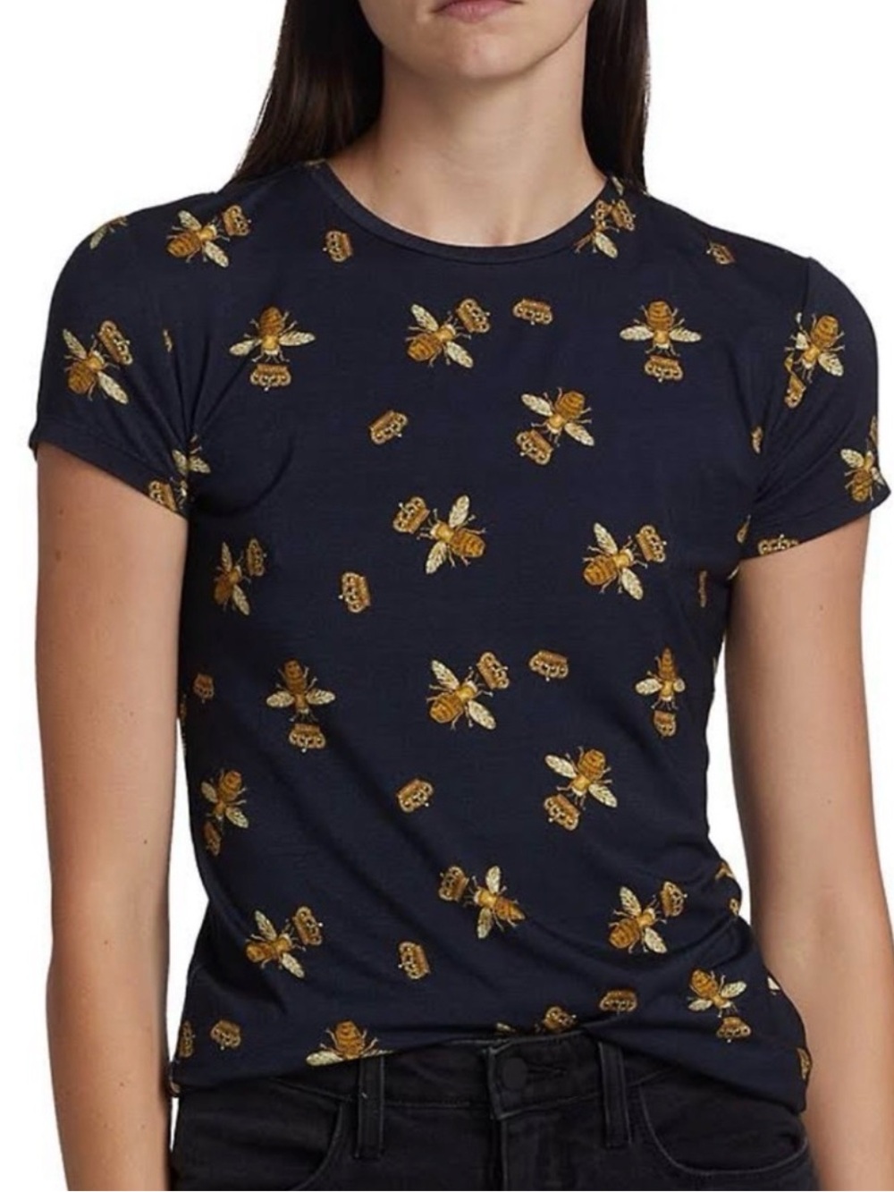 L’AGENCE BLACK MULTI QUEEN BEE Ressi Tee small